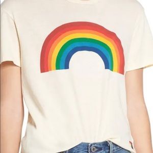 Aviator Nation Big Rainbow Boyfriend T - size women’s S